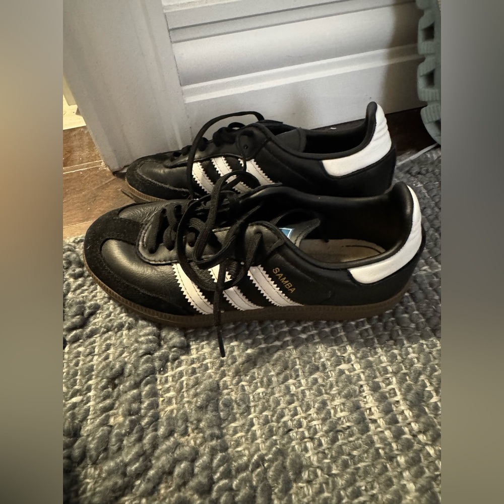 Samba Adidas Kids Black and White Sneakers